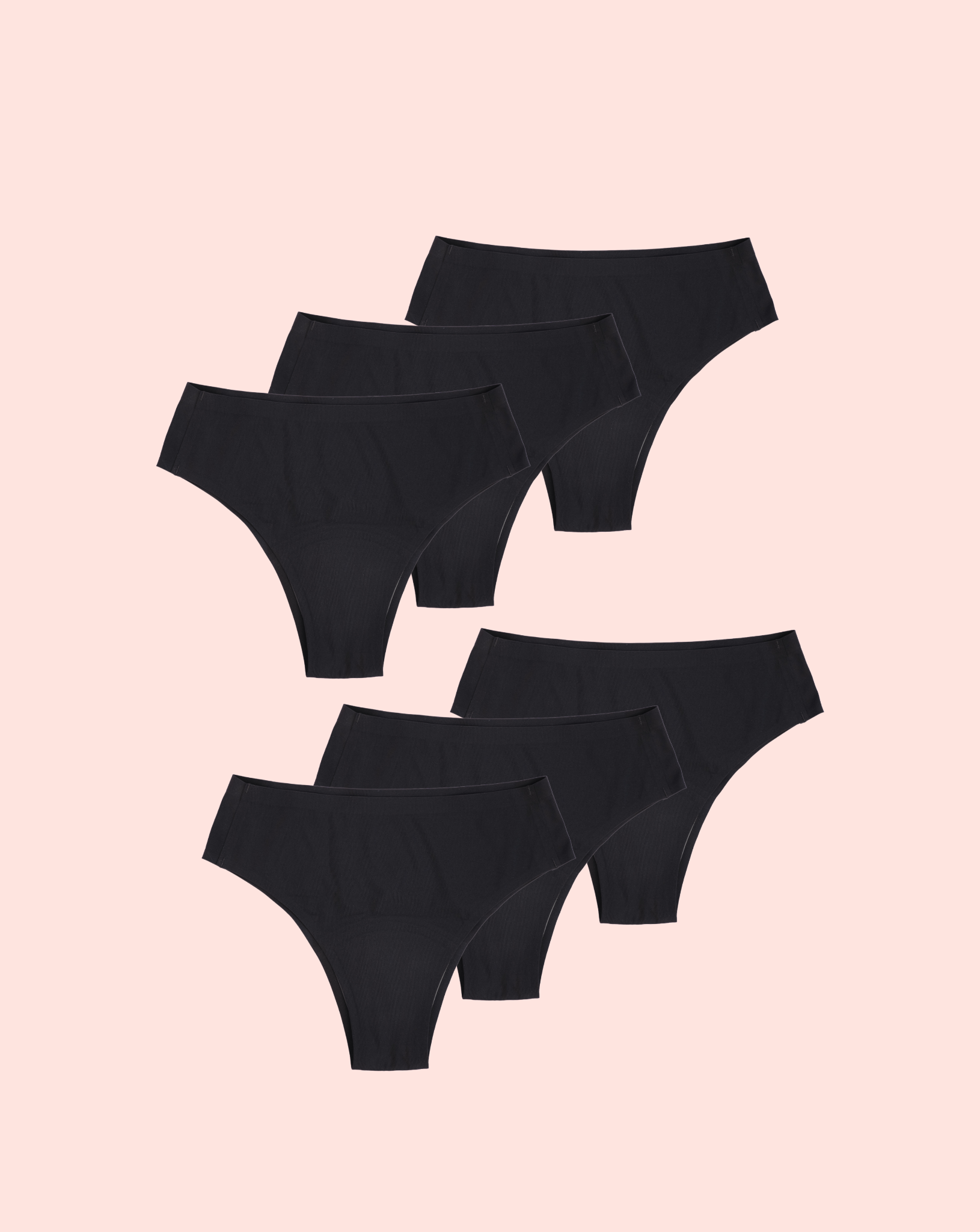 Period Underwear - Cheeky - Black