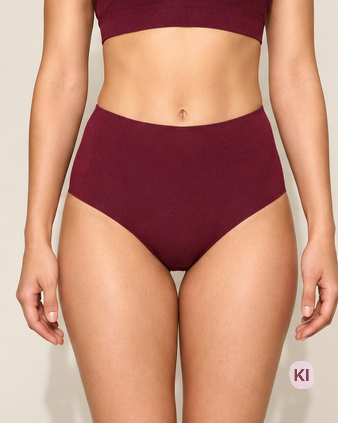 Periodenunterwäsche - Night - High Waist Burgundy Limited Edition