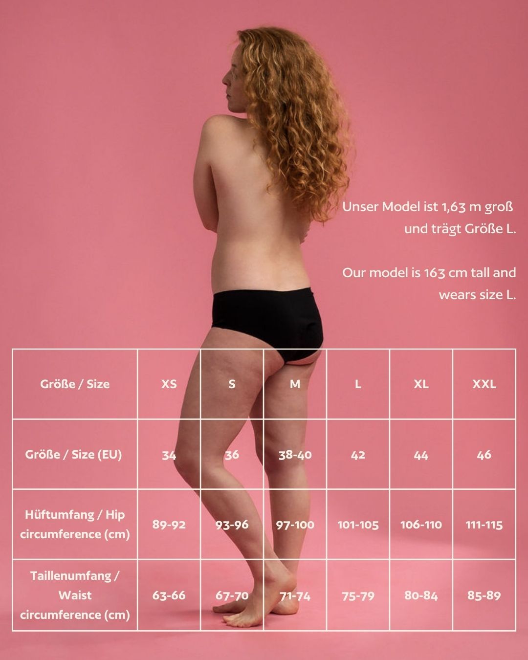 Periodenunterwäsche - Hipster - Schwarz