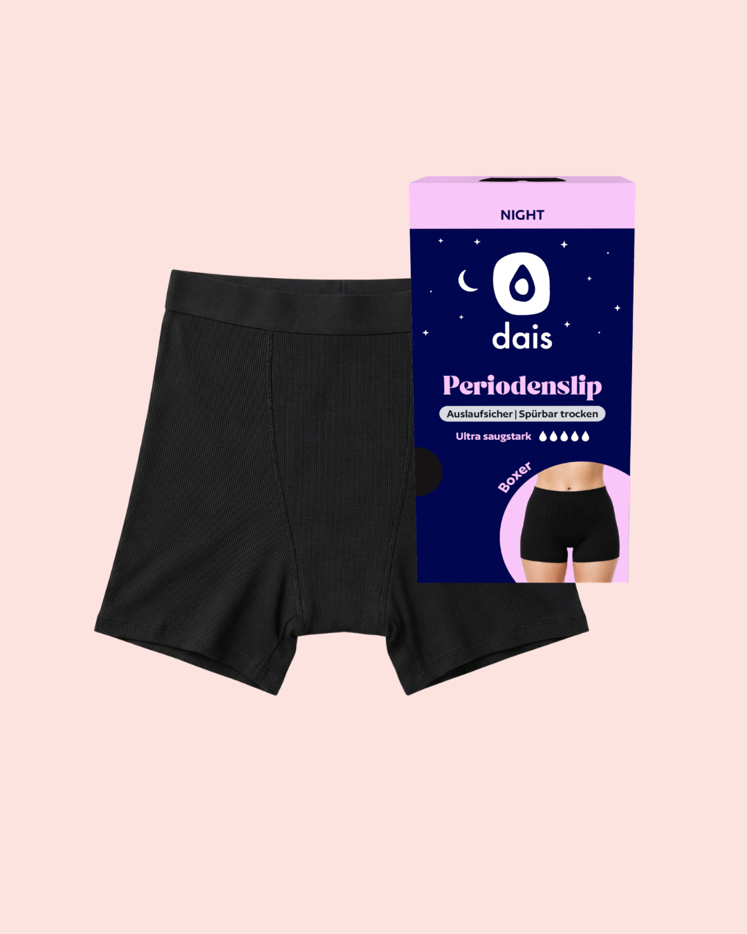 Periodenunterwäsche - Night - Boxer