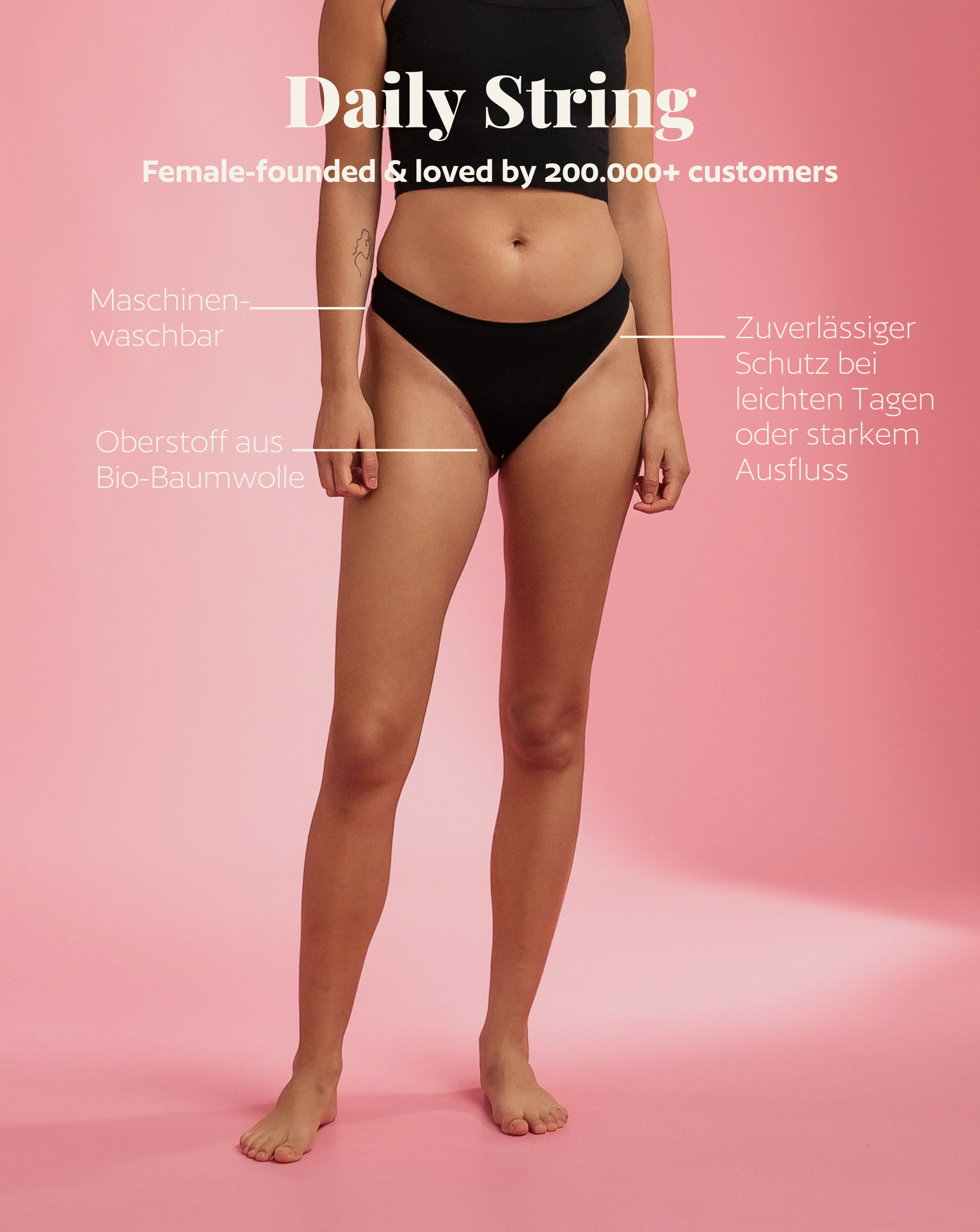 Daily - String - Schwarz