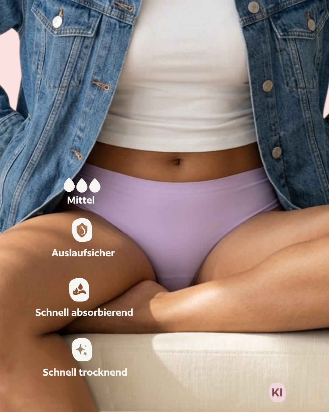 Period underwear - Cheeky - Lilac Limited Edition