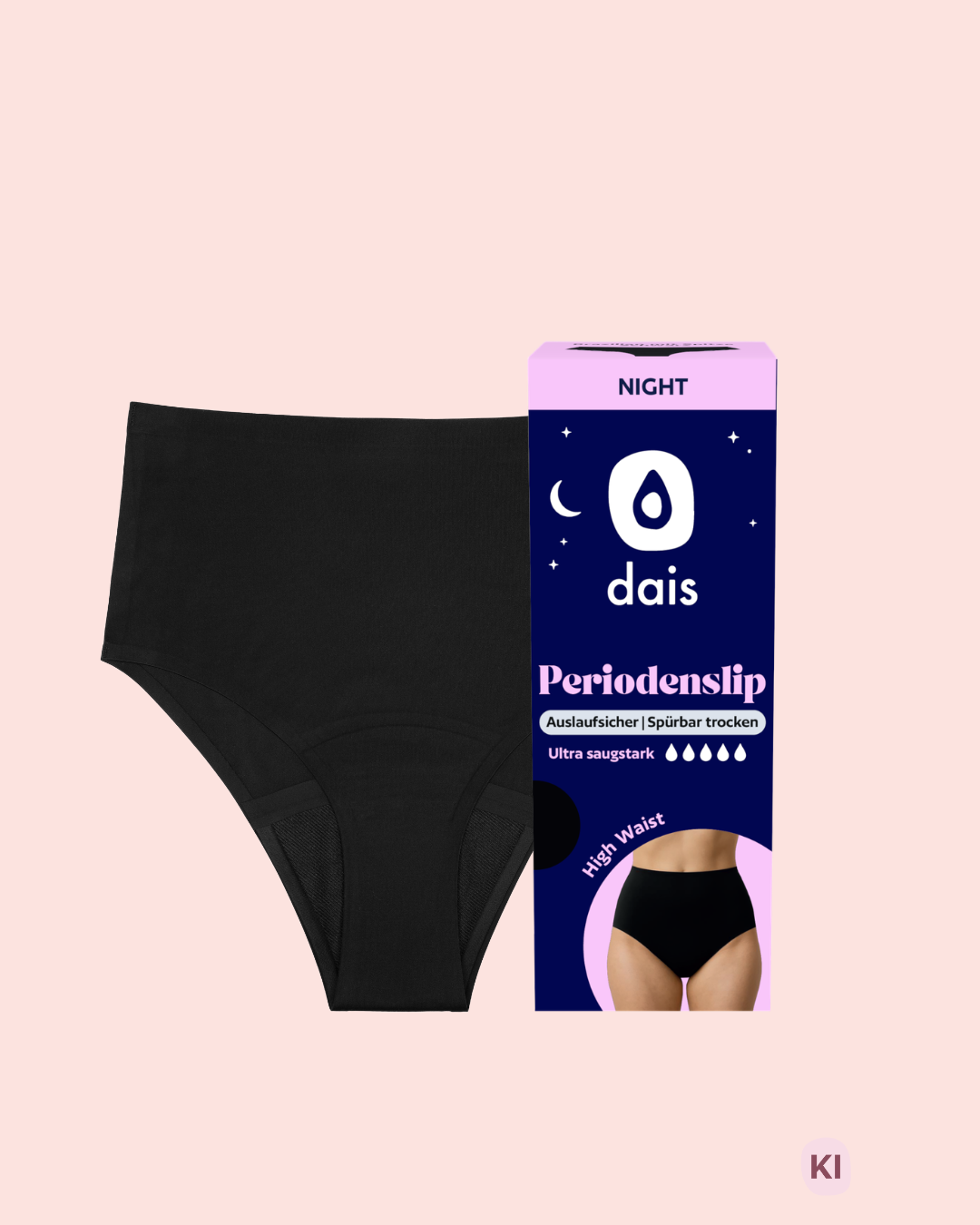 Periodunderwear - Night - High Waist