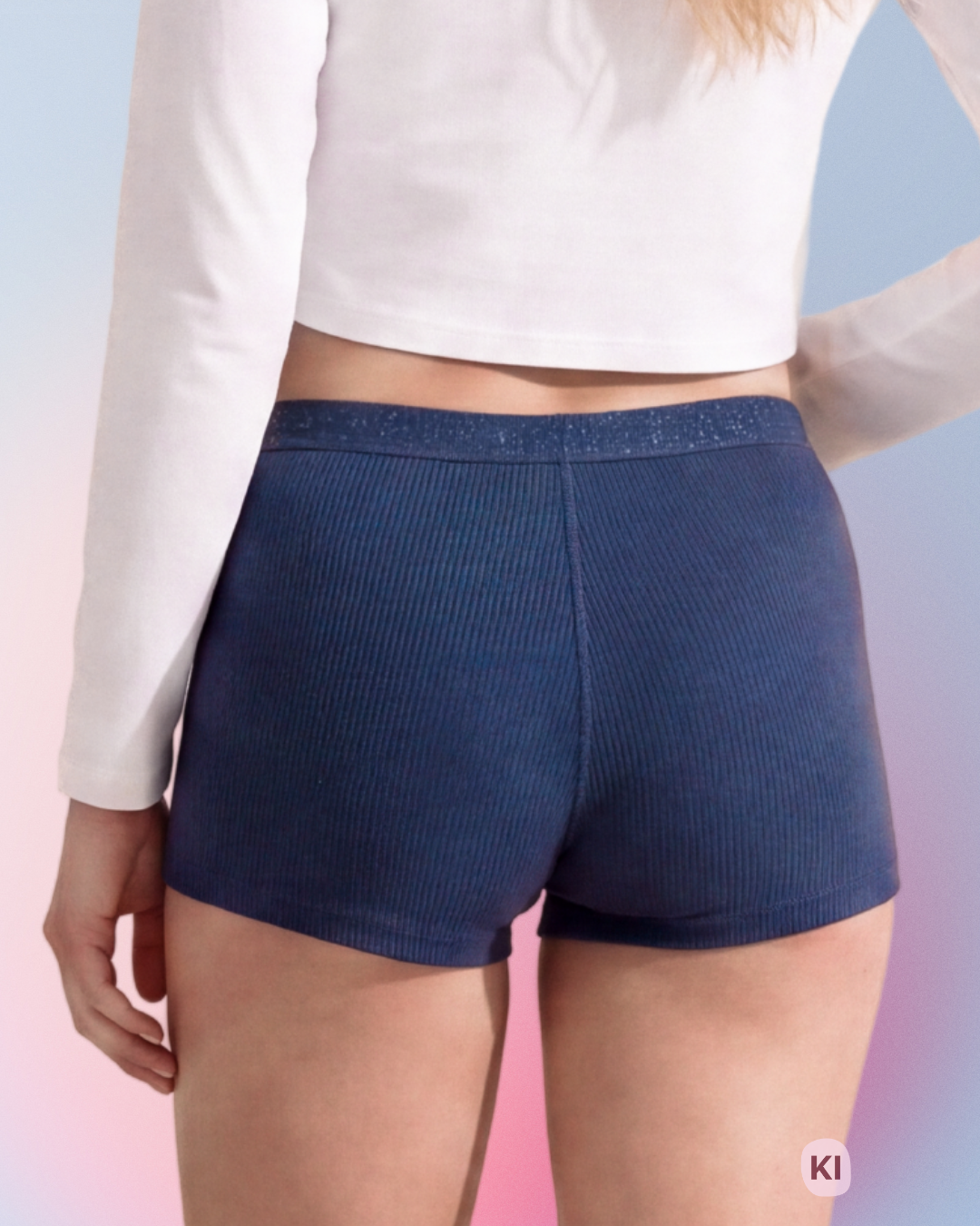 Periodenunterwäsche-Teen-Shorty-Navy