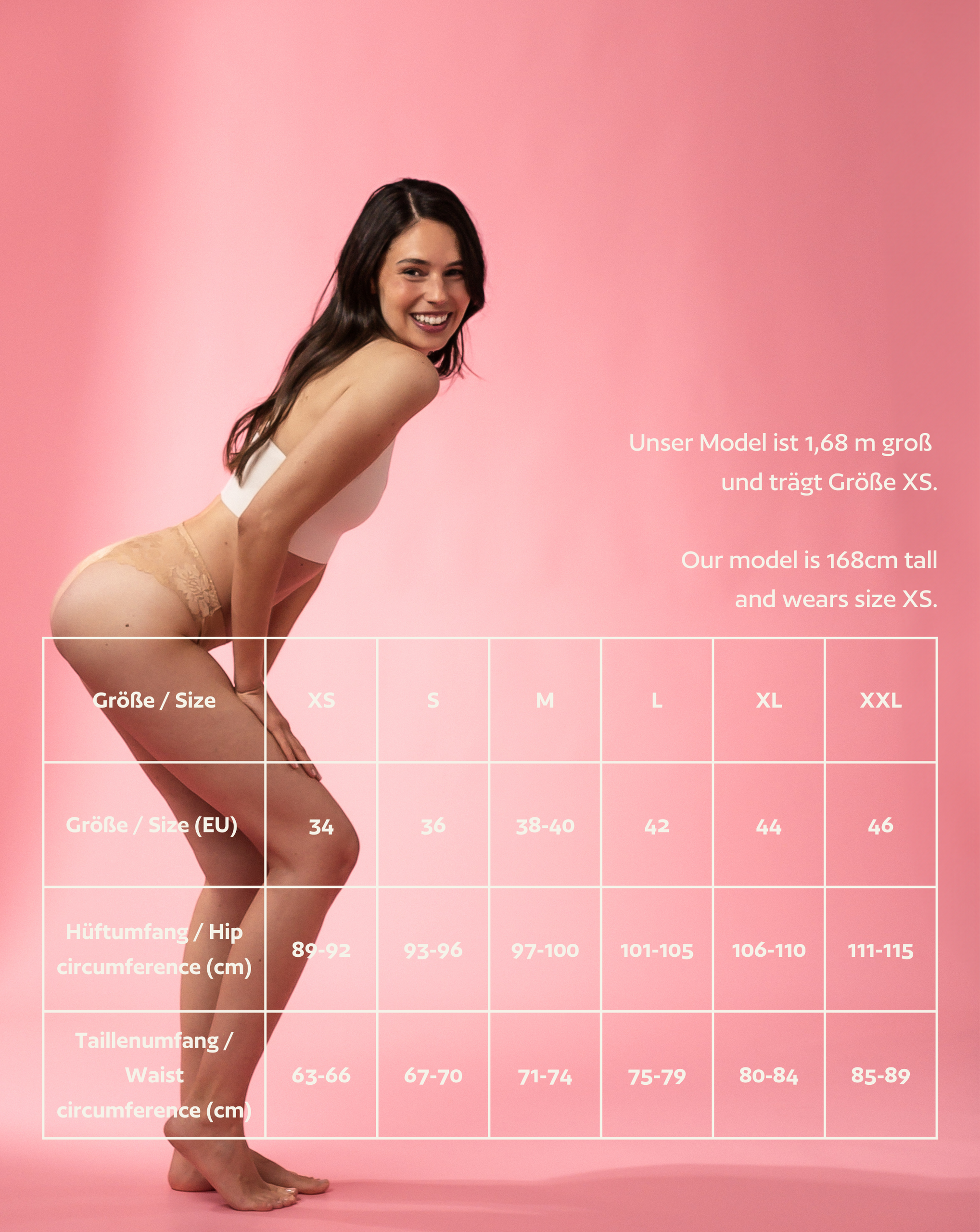 Daily - Brazilian mit Spitze - Beige