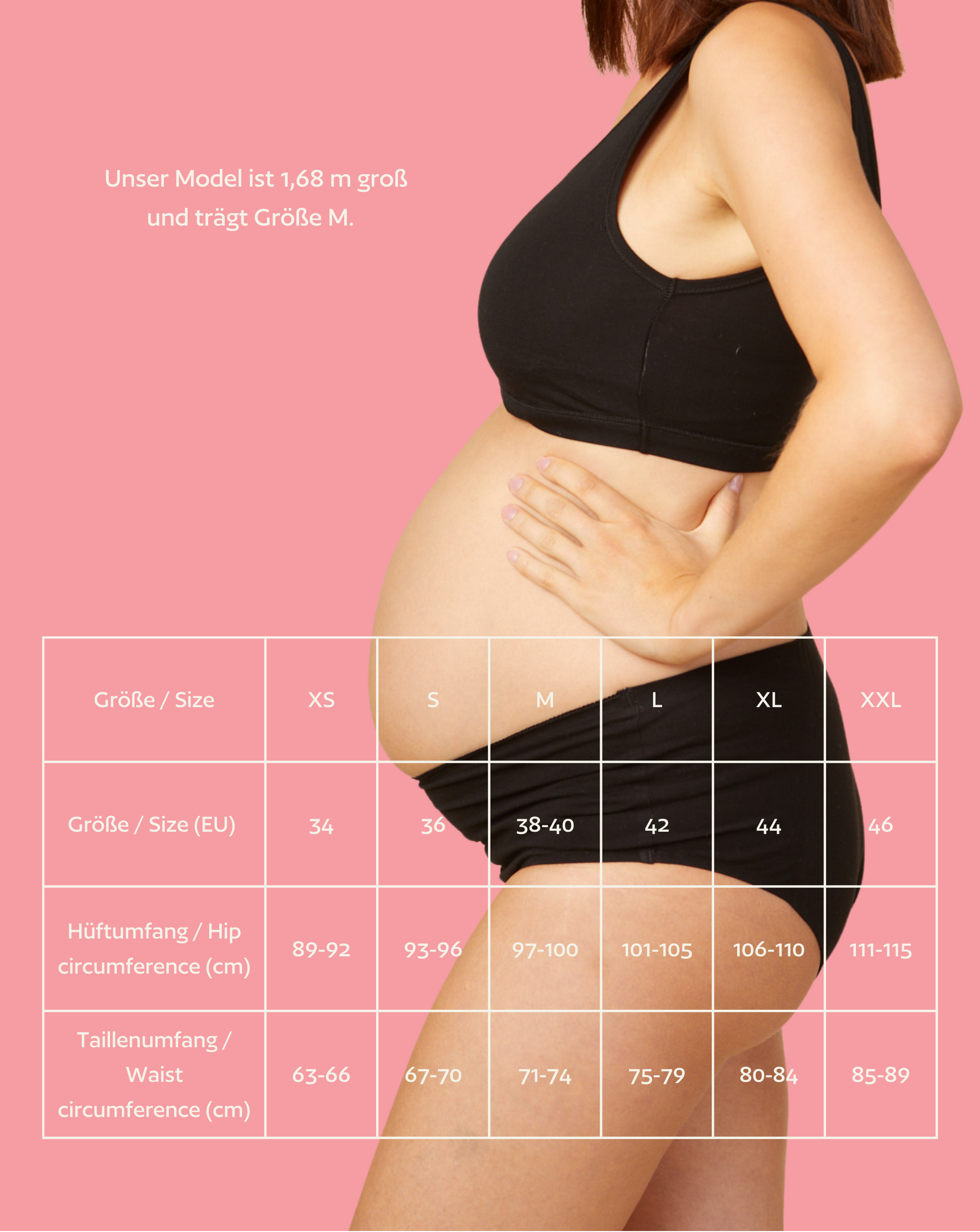 Maternity Unterwäsche - High Waist - V-Form