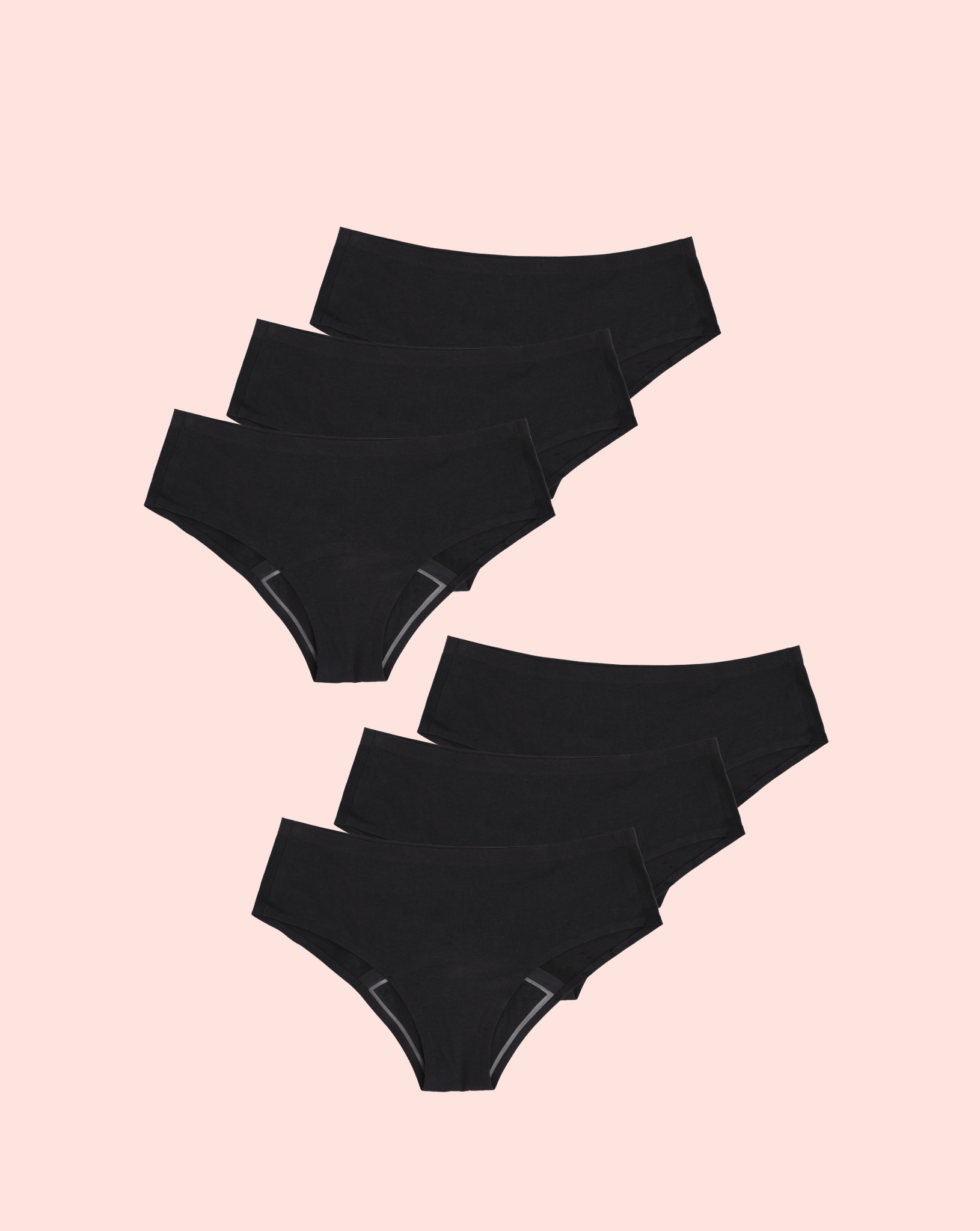 Periodenunterwäsche - Hipster - Schwarz