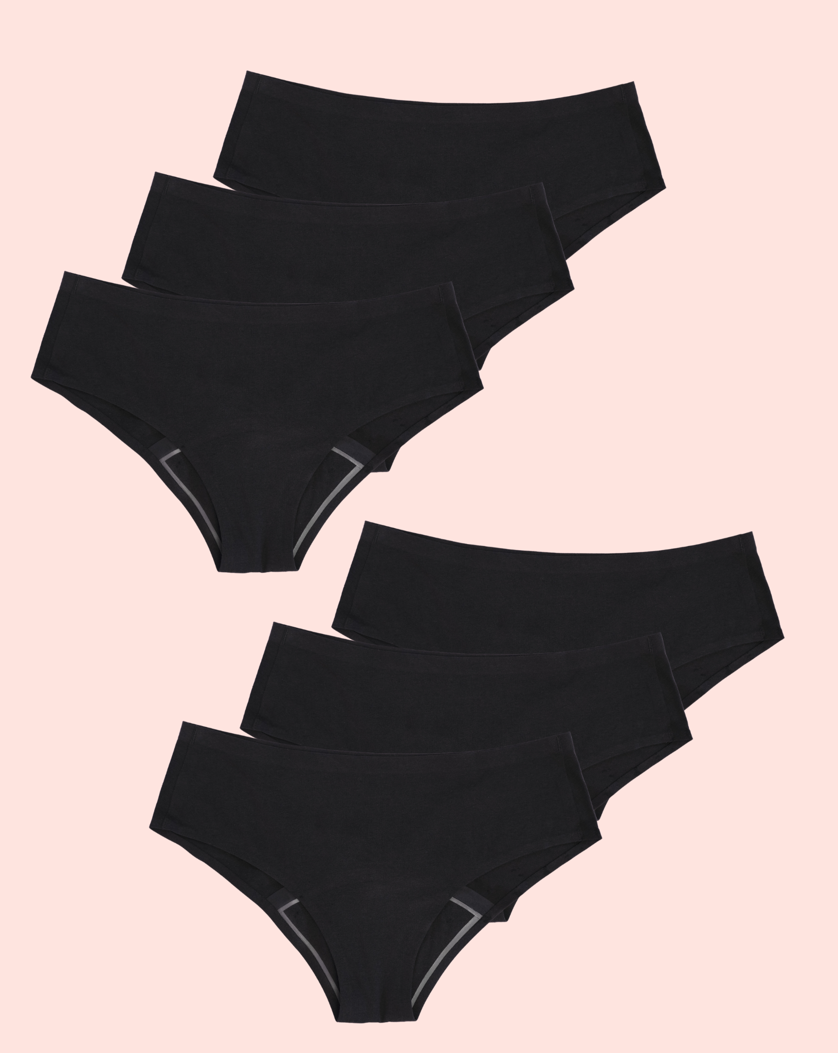 Period Underwear - Hipster - Black