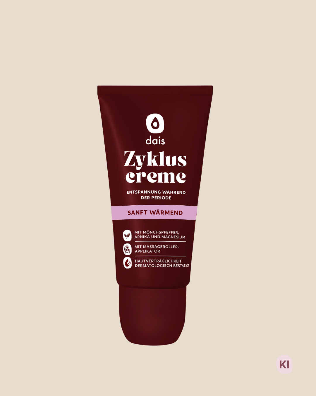 Zykluscreme mit Massage-Applikator, 75 ml