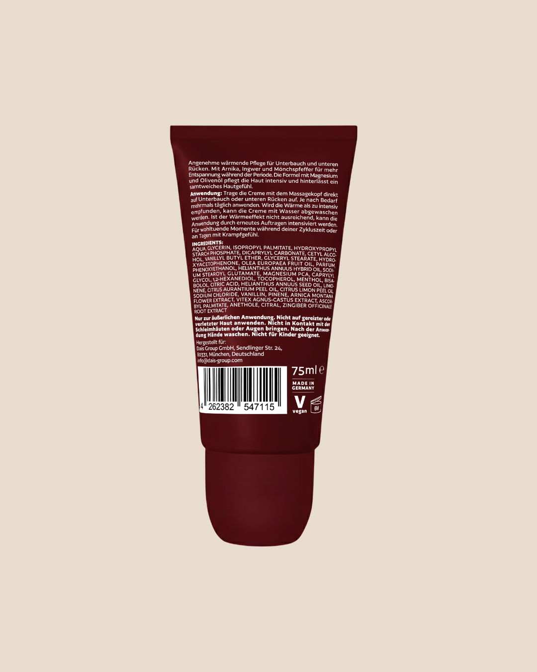 Zykluscreme mit Massage-Applikator, 75 ml