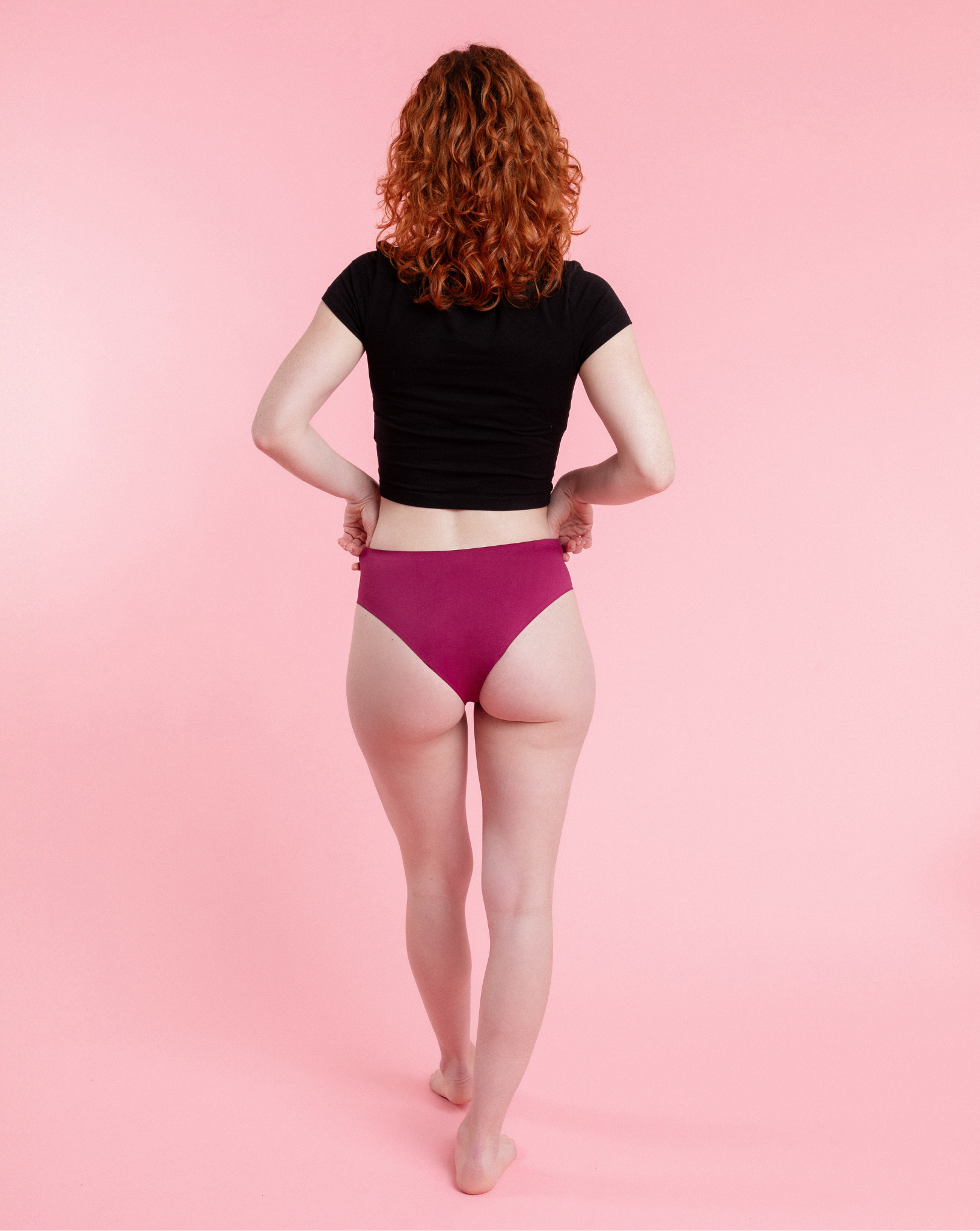 Periodenslip - Cheeky - Limited Edition Berry - Nylon 