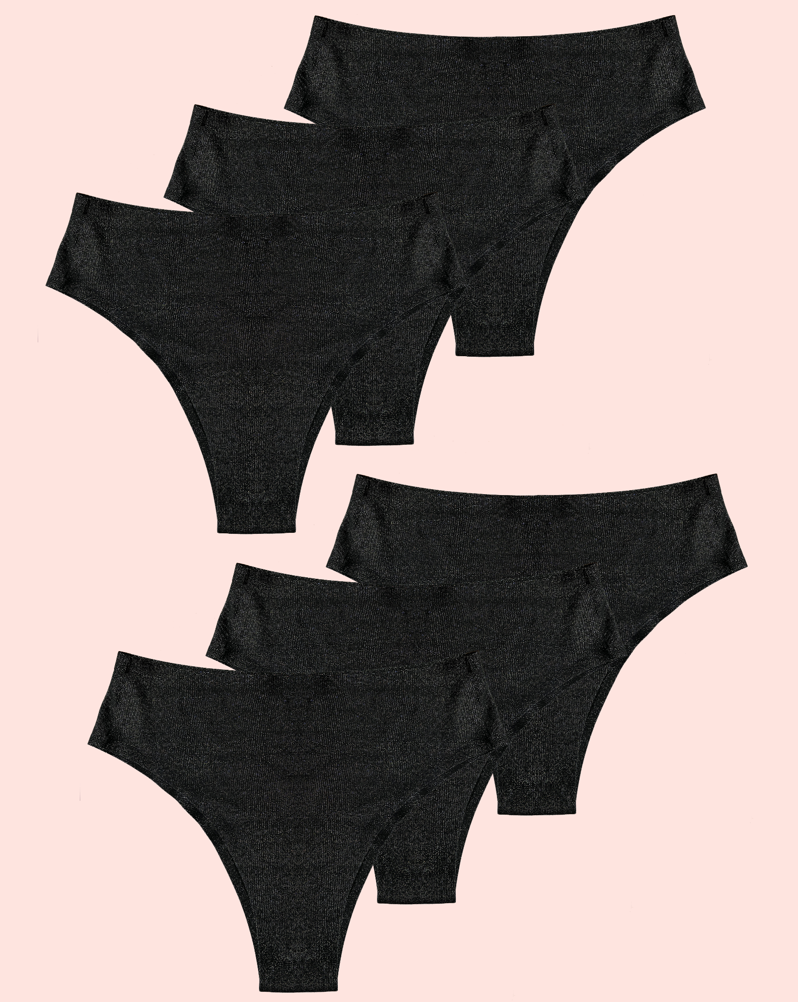 Periodenunterwäsche - Cheeky - Glitzer Schwarz