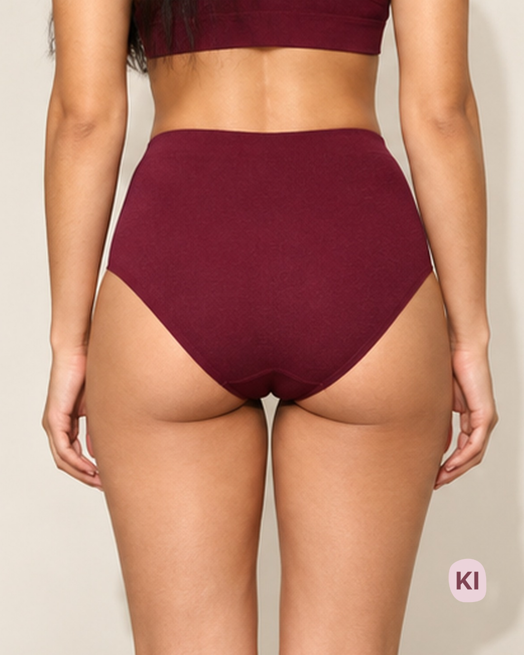 Periodenunterwäsche - Night - High Waist Burgundy Limited Edition