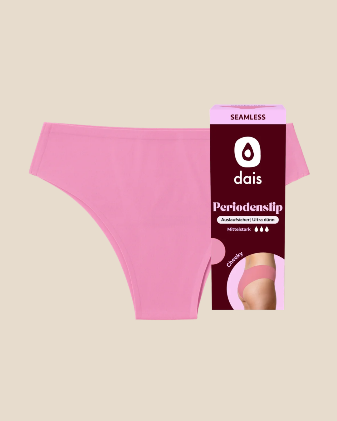 Periodenunterwäsche - Cheeky - Pink