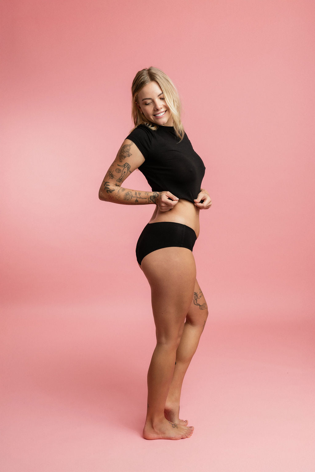 Period Underwear - Hipster - Black