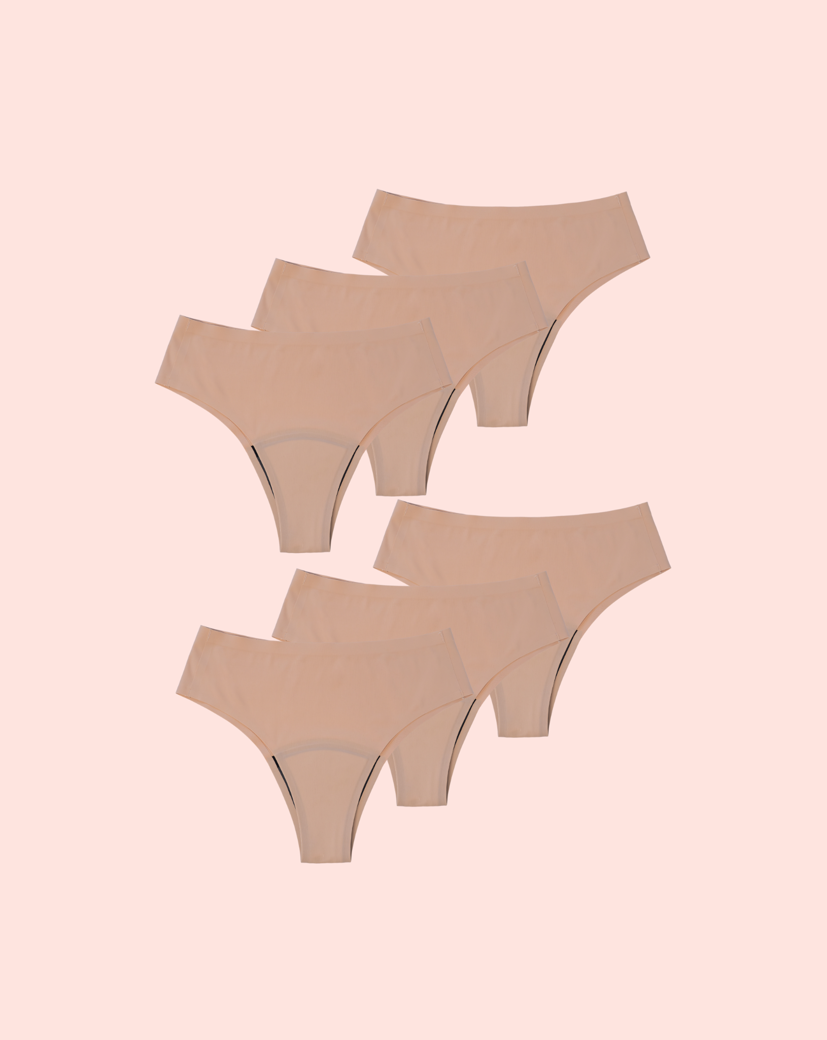 Periodenunterwäsche - Cheeky - Beige