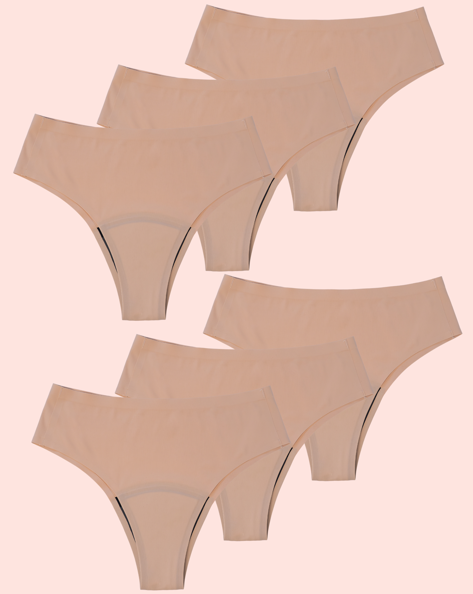 Periodenunterwäsche - Cheeky - Beige