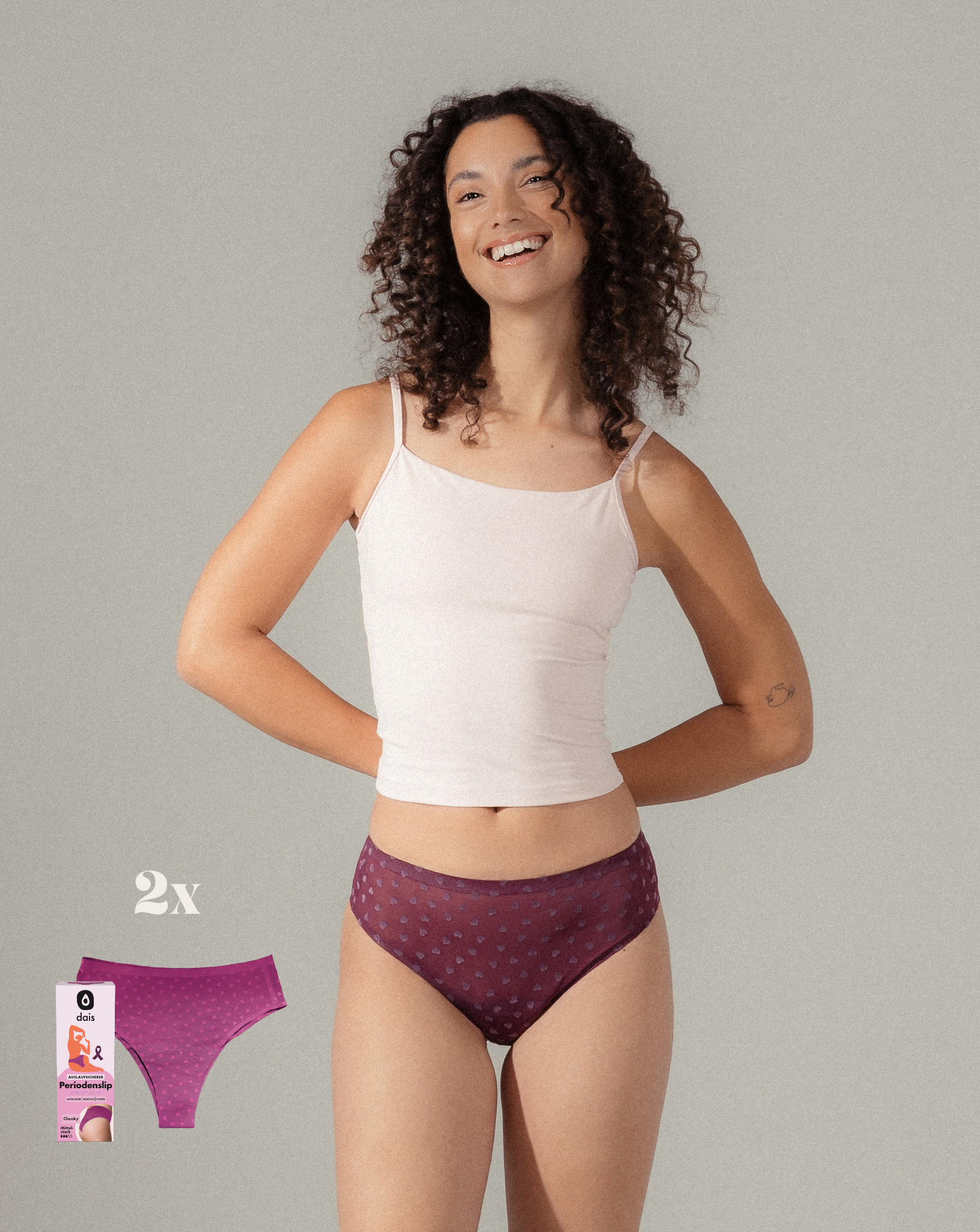 Periodenunterwäsche – Cheeky –  Breast Cancer Awareness Limited Edition