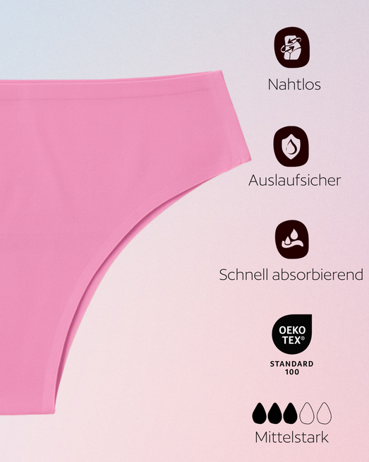 Periodenslip - Limited Edition: Cheeky in Pink 