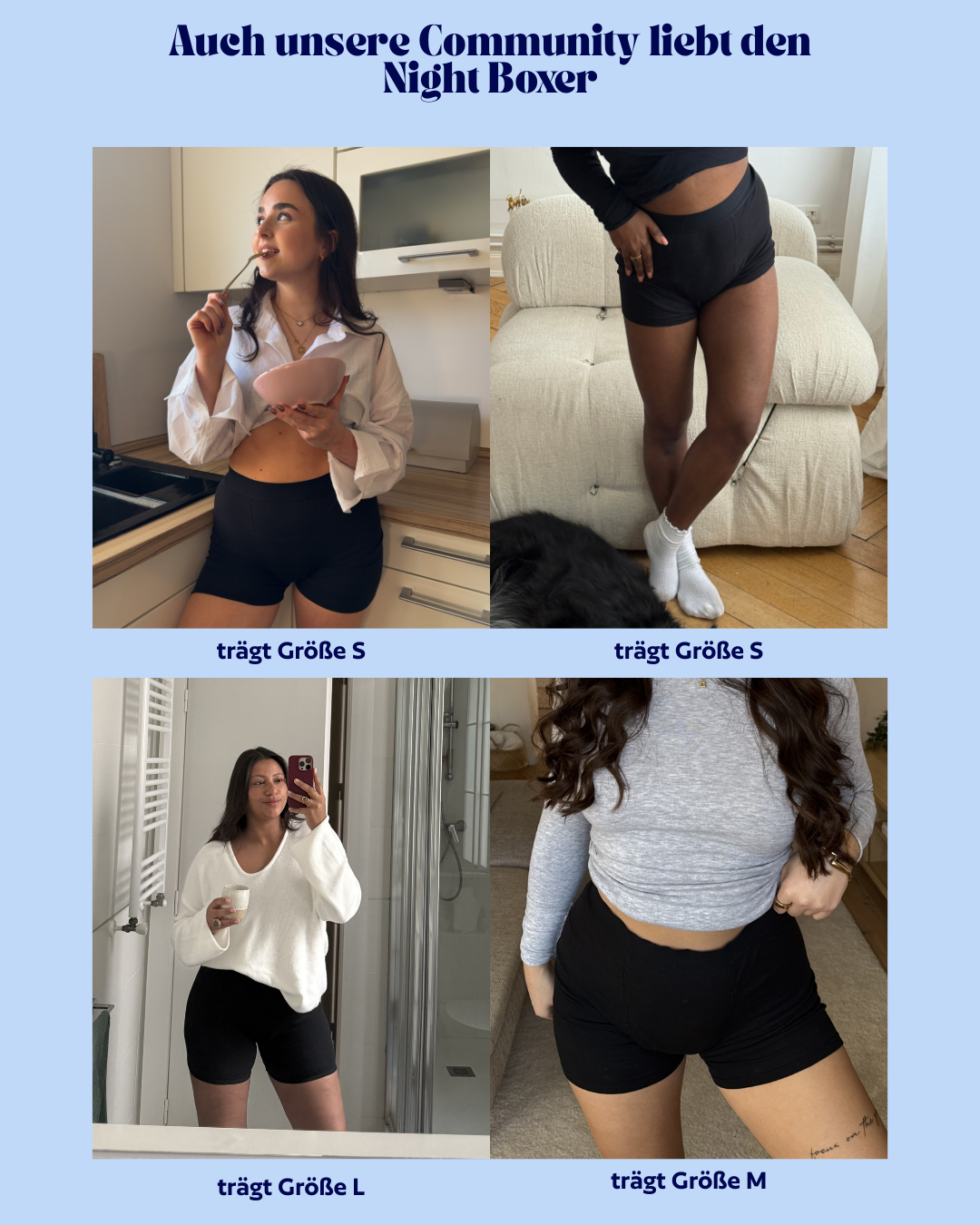 Periodenunterwäsche - Night - Boxer