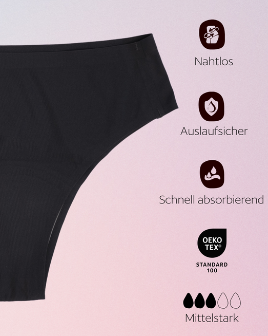 Periodenunterwäsche- Cheeky- Nylon