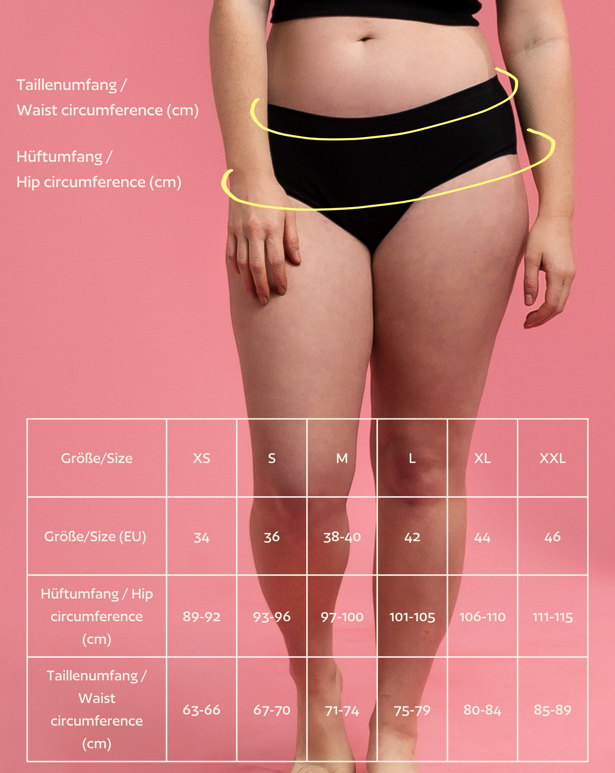 Period Underwear - Hipster - Black