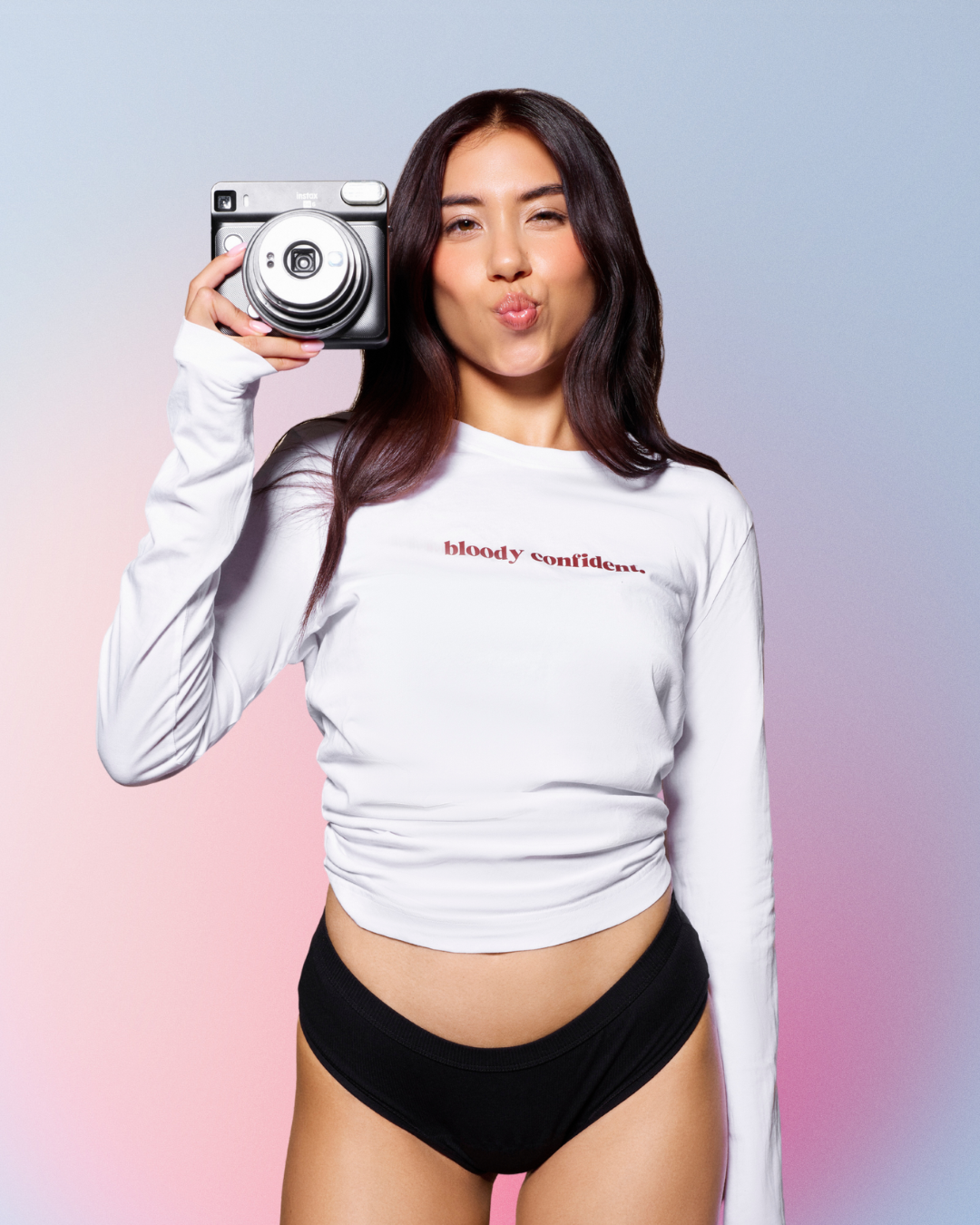 Periodenunterwäsche-Teen-Slip-Schwarz