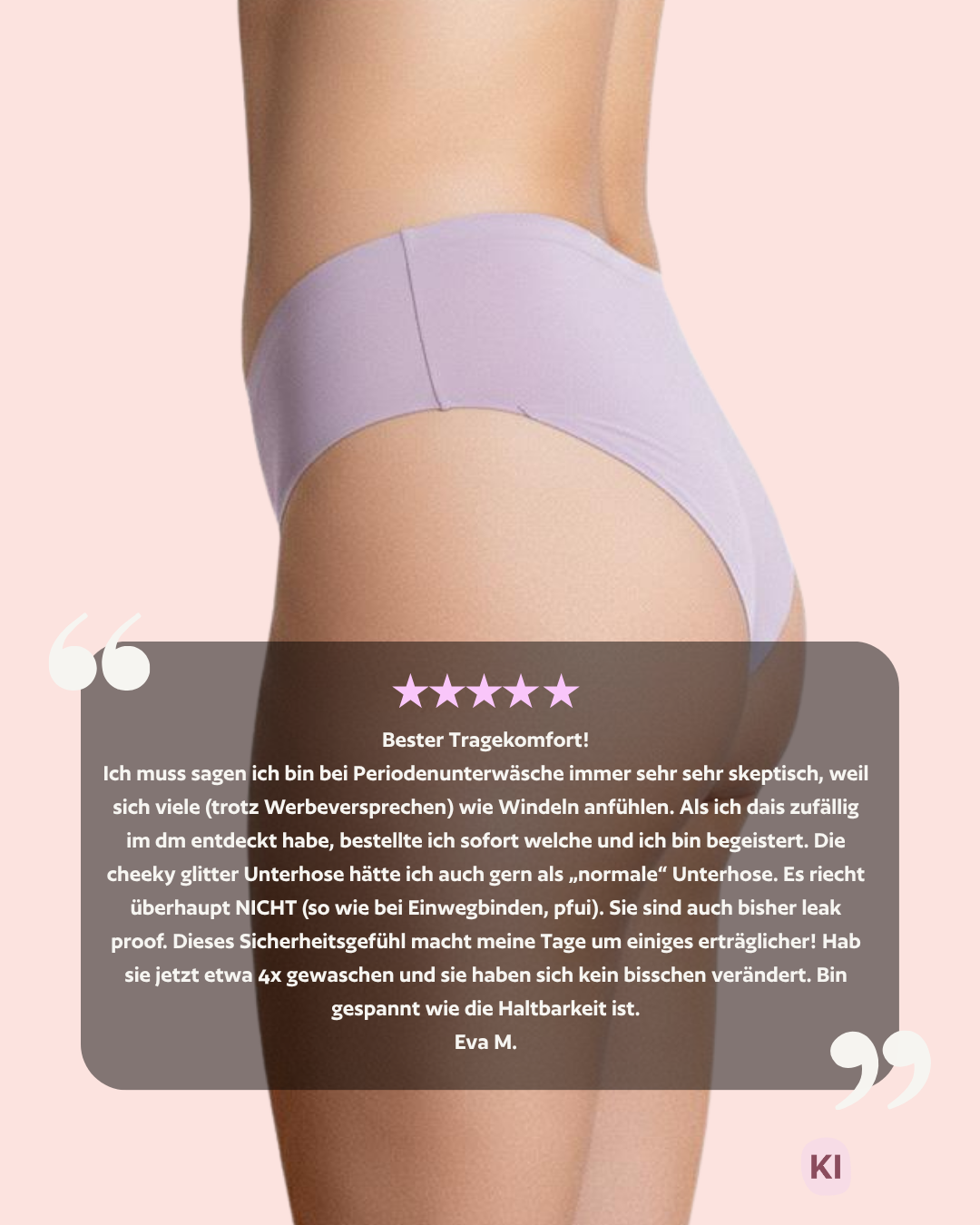 Periodenunterwäsche - Cheeky - Lilac Limited Edition