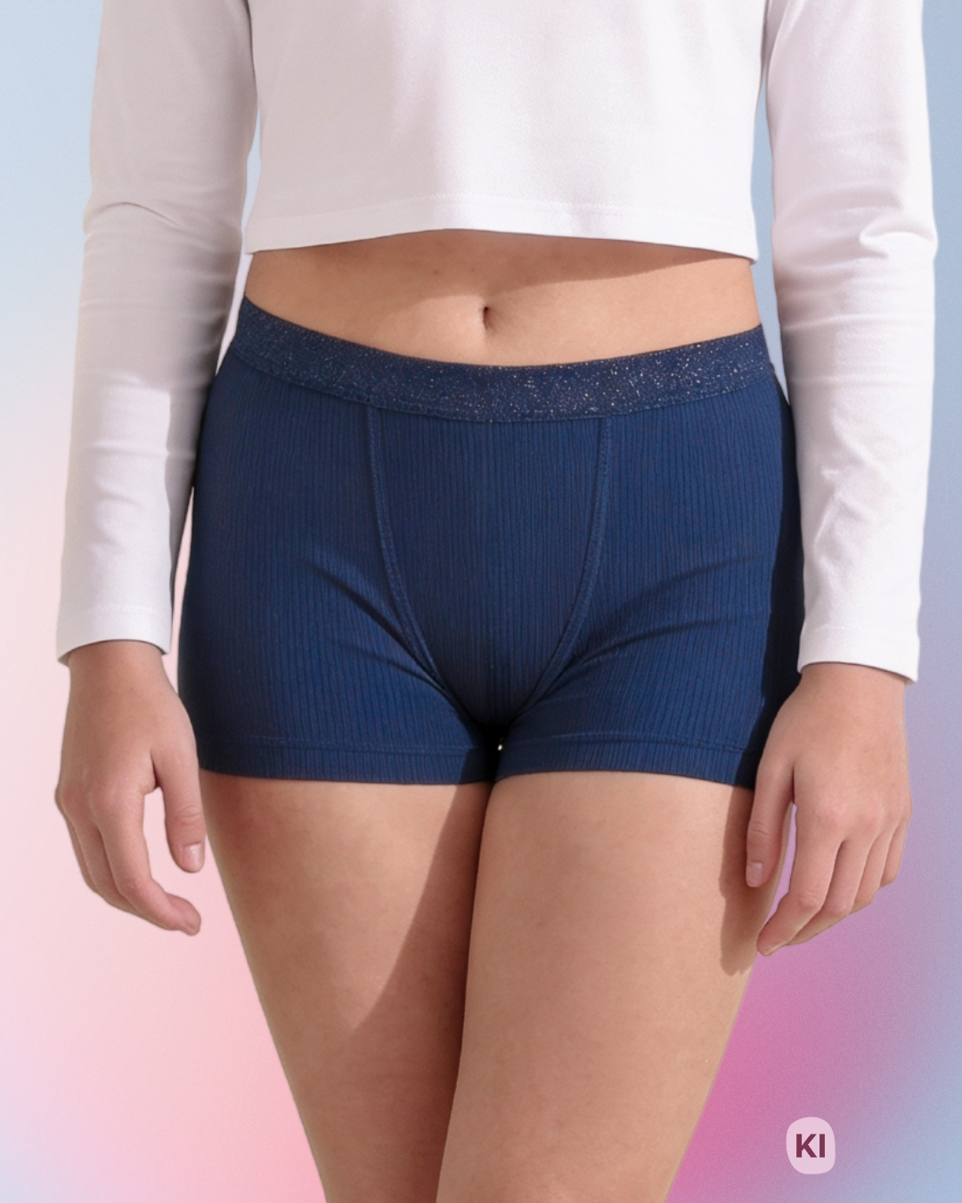 Periodenunterwäsche-Teen-Shorty-Navy