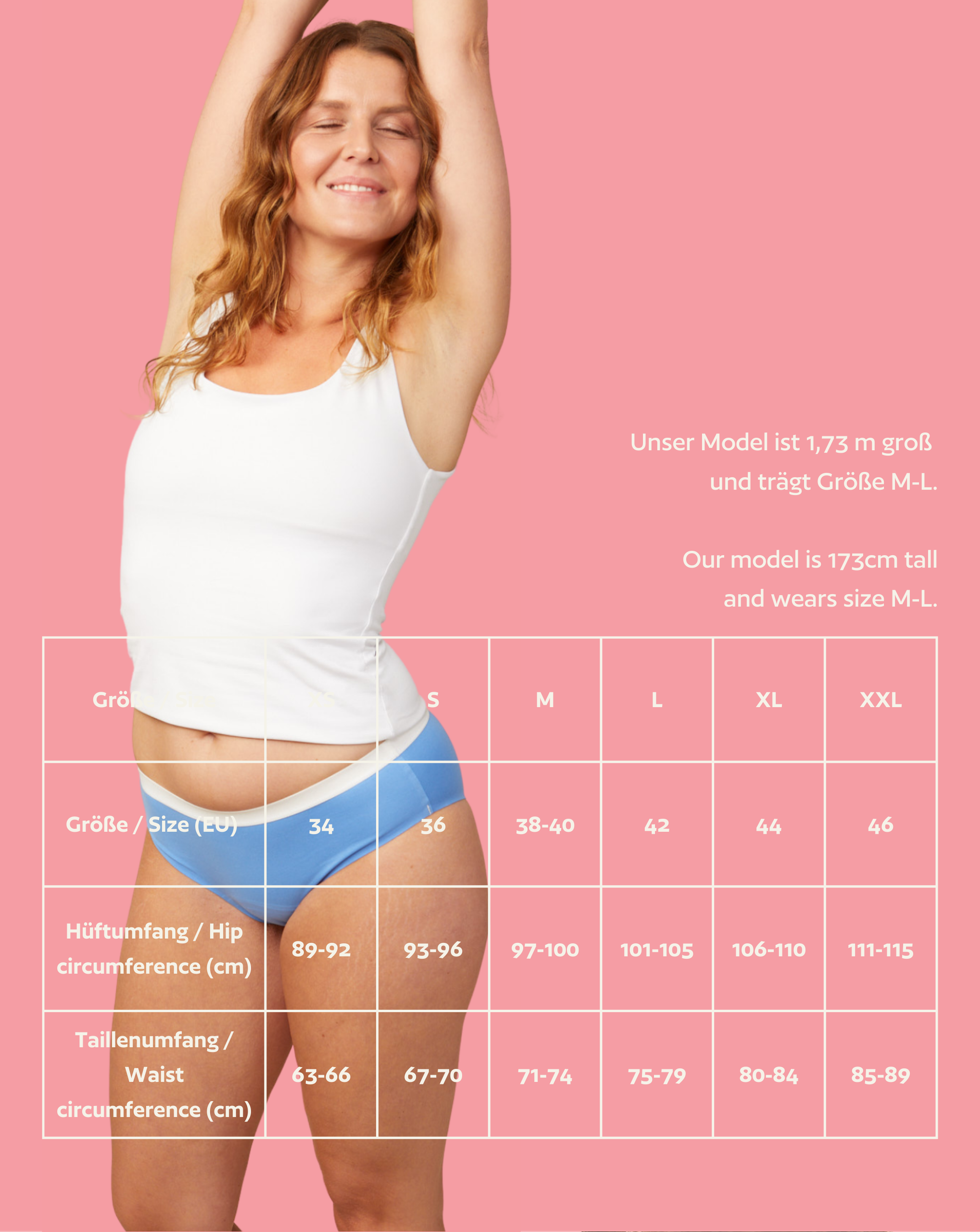 Periodenunterwäsche - Hipster - Blau