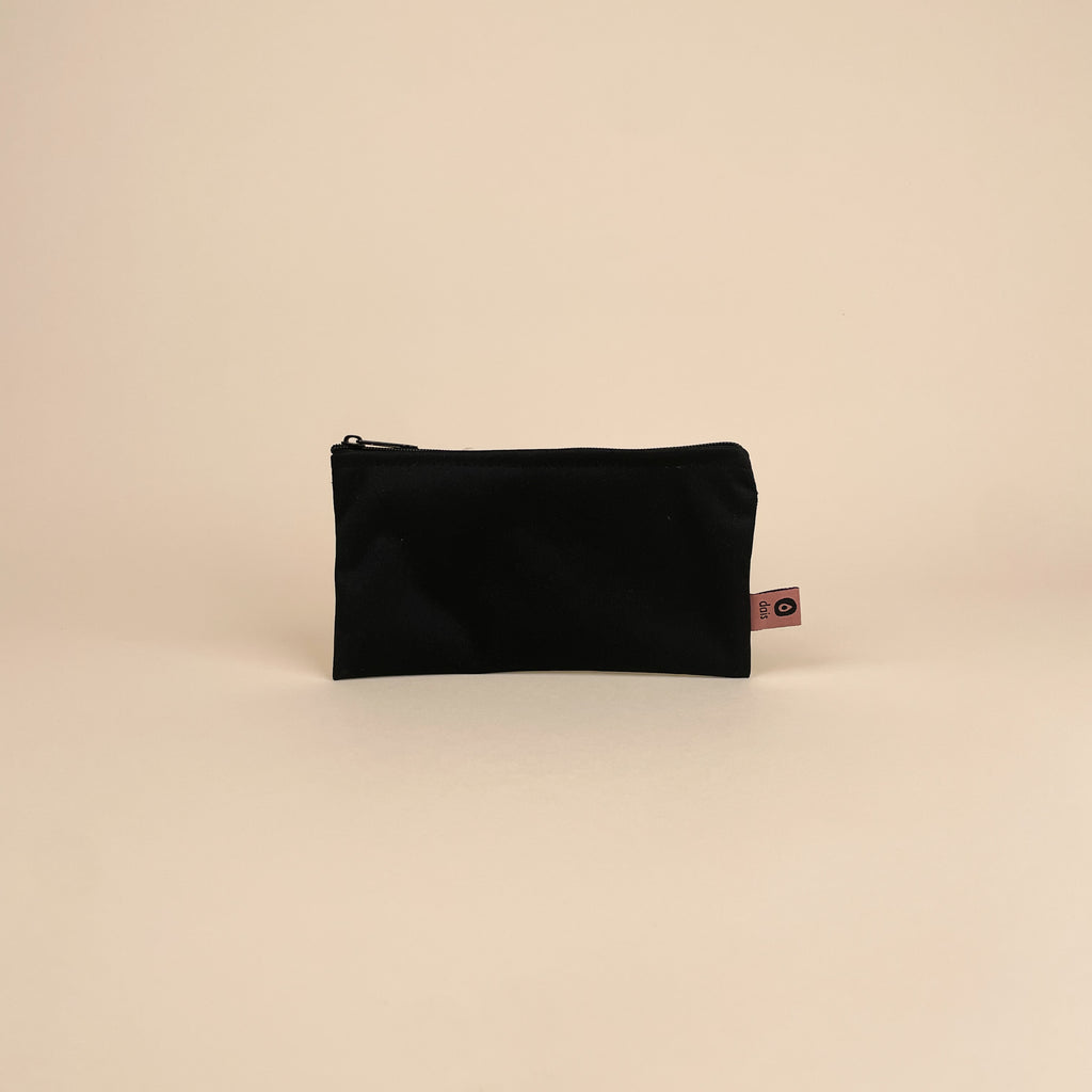 dais wetbag in black designed to use to hold dais period underwear. 